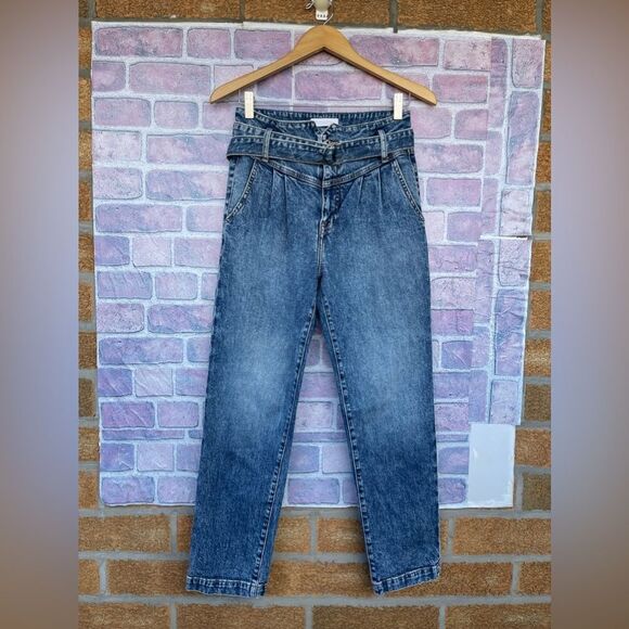 JONATHAN SIMKHAI STANDARD Theo Belted Pleated Straight size 27 - Picture 6 of 17